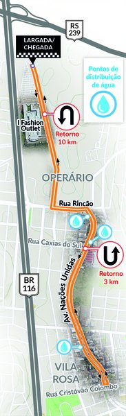 Percursos de três, cinco e dez quilômetros da I Fashion Night Run | abc+