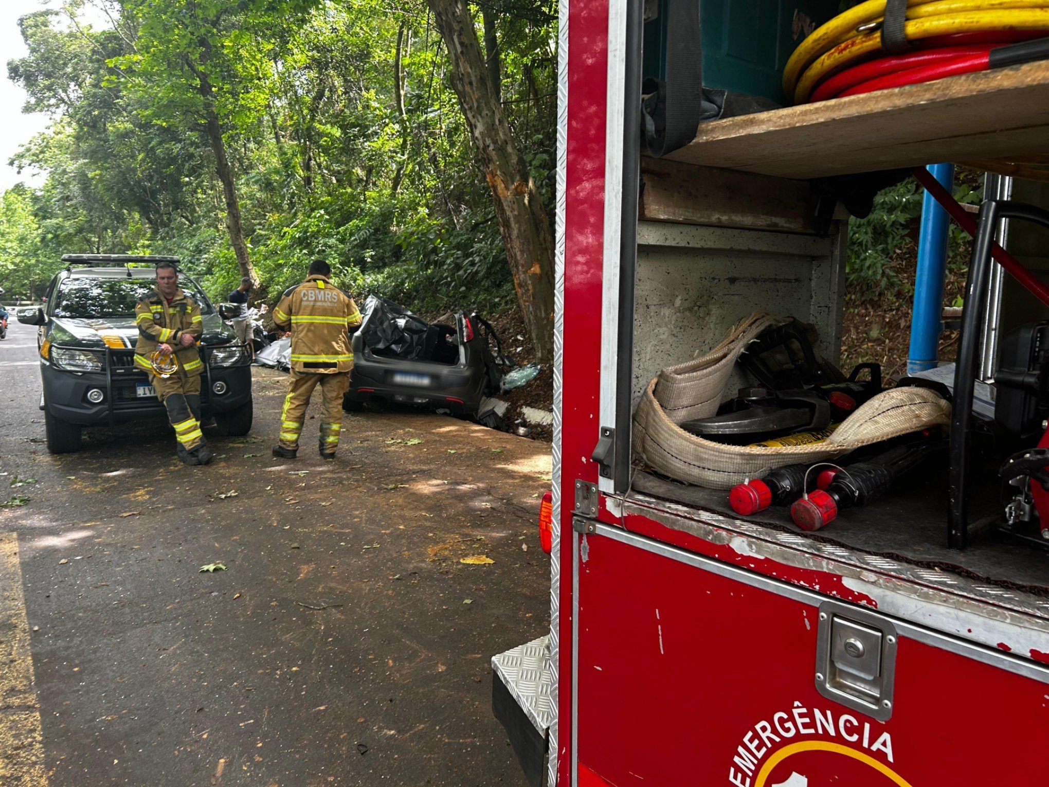 BR-116: Acidente deixa uma pessoa morta e outra em estado gravíssimo na rodovia