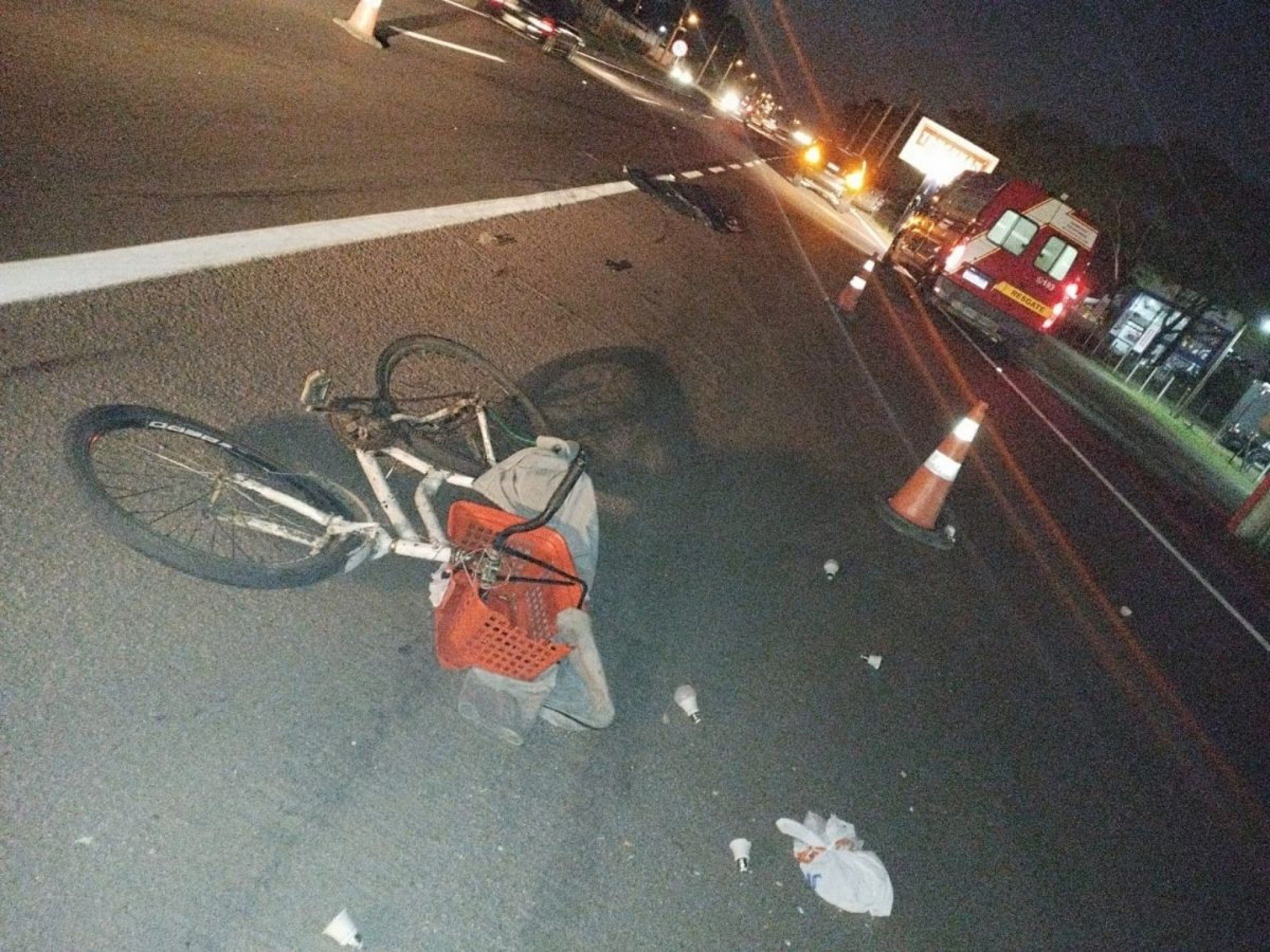 TRÂNSITO: Ciclista é atropelado em rodovia da região