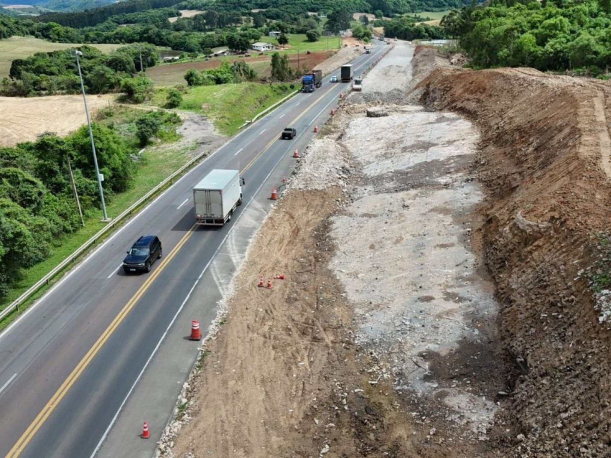 BR-386: Detonações vão bloquear o tráfego de veículos na rodovia; saiba onde