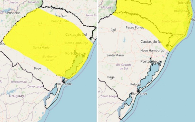 PREVISÃO DO TEMPO: Inmet alerta para fortes ventos no Rio Grande do Sul nas próximas horas | abc+