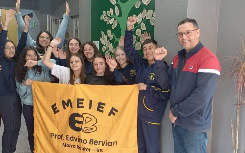 Alunos da Escola Edvino Bervian  conquistaram sete medalhas na Olitef | abc+