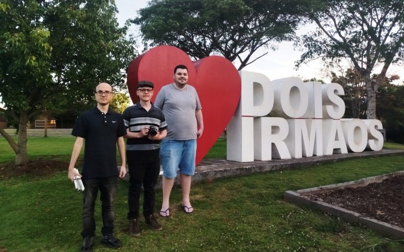 Diretores do projeto Jayme Magalhães Neto, Gustavo Rubert e Anderson Dilkin