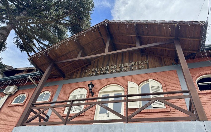 Sede do 1º Batalhão de Policiamento em Áreas Turísticas (1º Bpat), da Brigada Militar, em Gramado