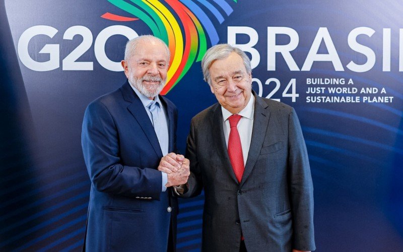 Lula se encontrou com o secretário-geral da ONU António Guterres para falar sobre G20 Social neste sábado (16) | abc+