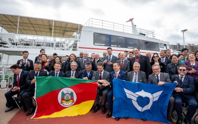 Comitiva conheceu o Lago Biwa, o maior lago de água doce do Japão, e as iniciativas para a contenção de enchentes | abc+