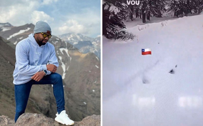 Davi postou vídeo e internet aponta que ele está fingindo estar esquiando no Chile | abc+