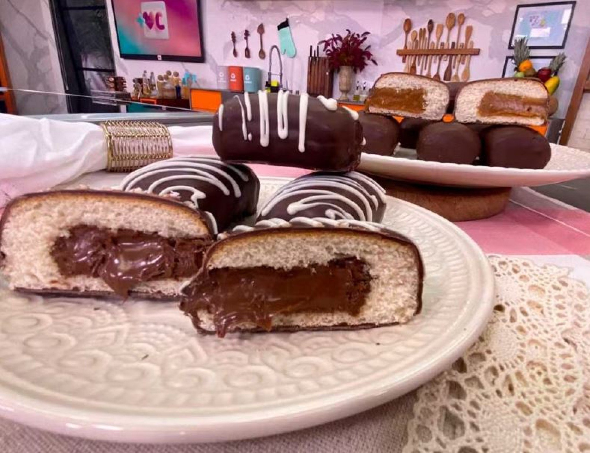 RECEITA DA ANA MARIA BRAGA: Saiba como fazer Bisnaguinha recheada preparada nesta segunda-feira, 18 de novembro