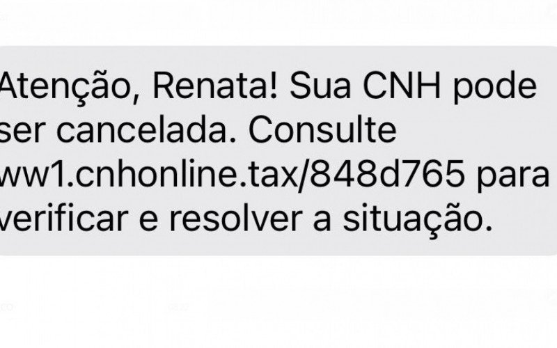 Mensagens são enviadas via SMS para os condutores 