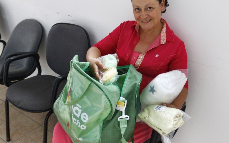 Grazieli Beineke recebeu dois kits para os gêmeos