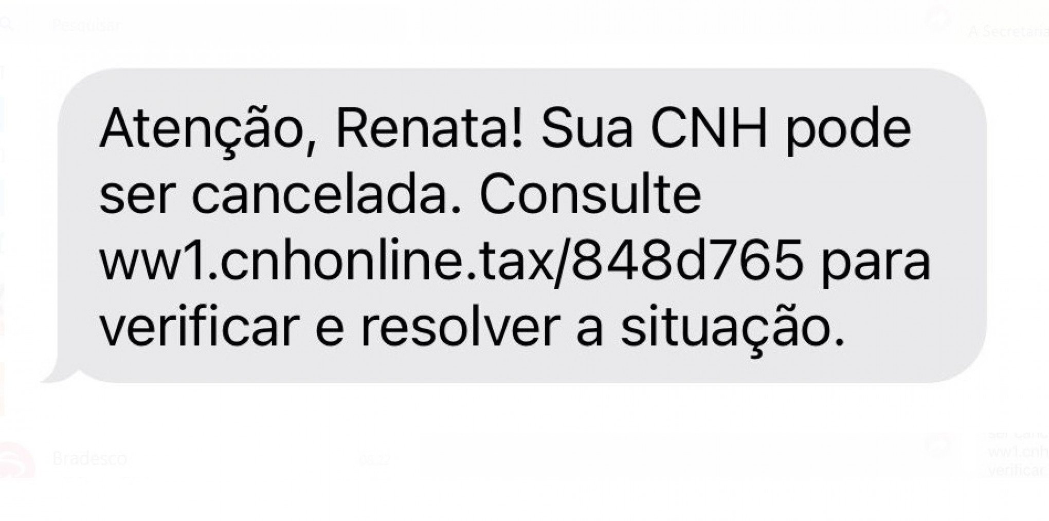 DetranRS alerta para golpe de notificação de suspensão ou cassação de CNH