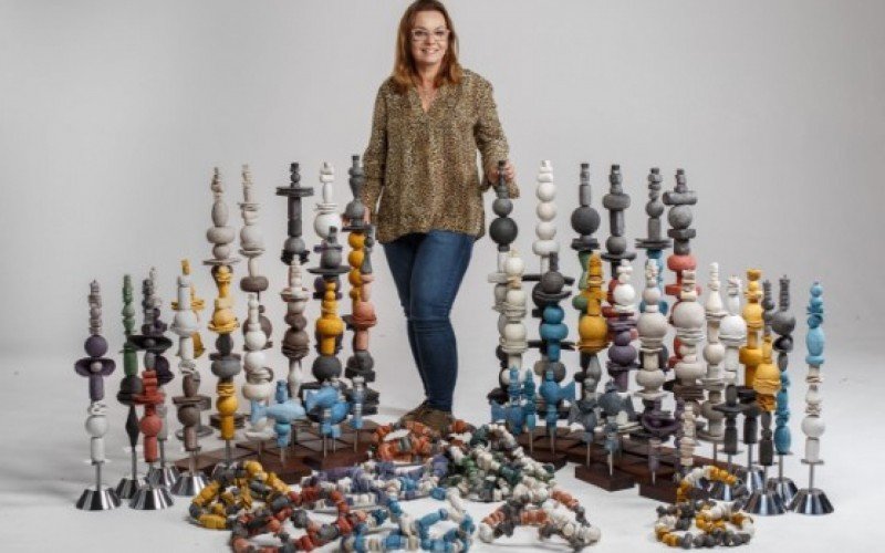 A artista Miriane Steiner terá obras para apreciação na Villa Mimosa, em Canoas