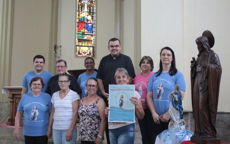 Paróquia Imaculada Conceição, no bairro Rio Branco, prepara comemorações para o dia da santa em dezembro