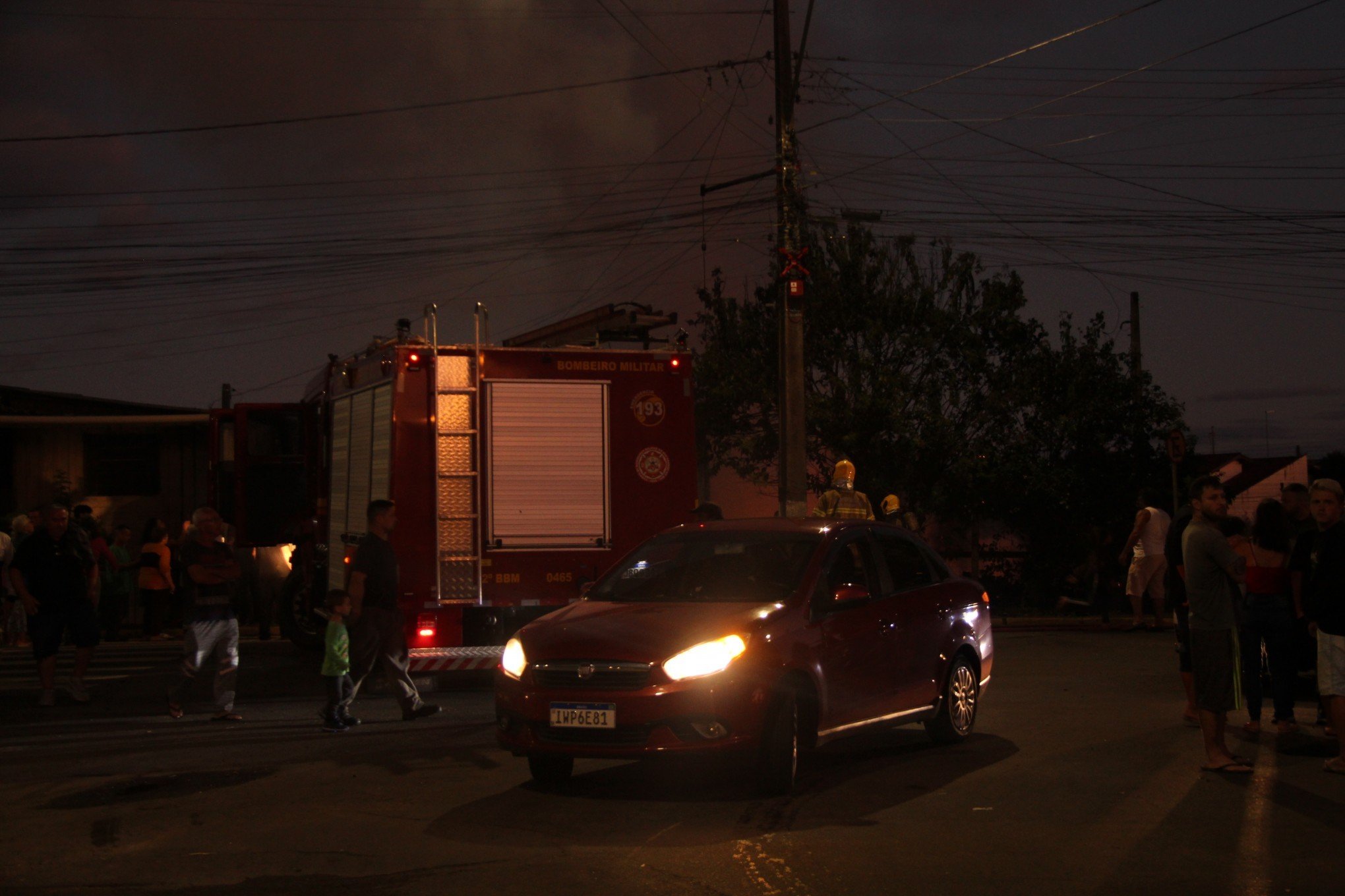 Casa do bairro Industrial foi destruída por incêndio