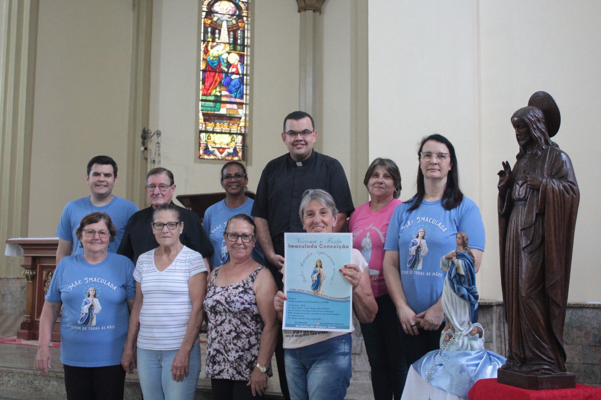 Paróquia Imaculada Conceição prepara celebrações para a santa no bairro Rio Branco