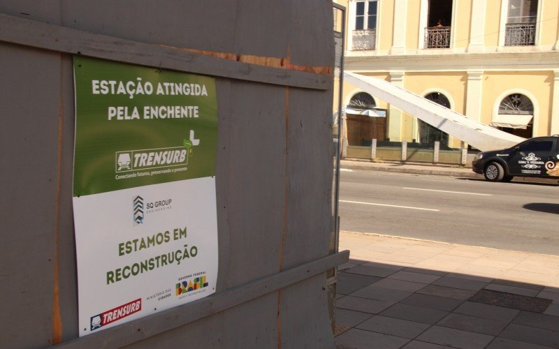 Ainda fechadas, estações de Porto Alegre passam por obras de recuperação sendo que a Rodoviária é a que tem o processo mais atrasado | abc+