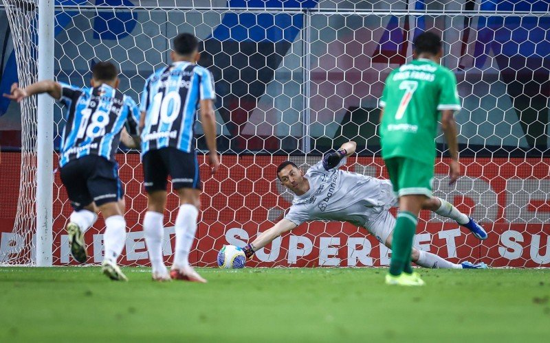 Marchesin pega pênalti contra o Juventude e evita vexame do Grêmio na Arena  | abc+