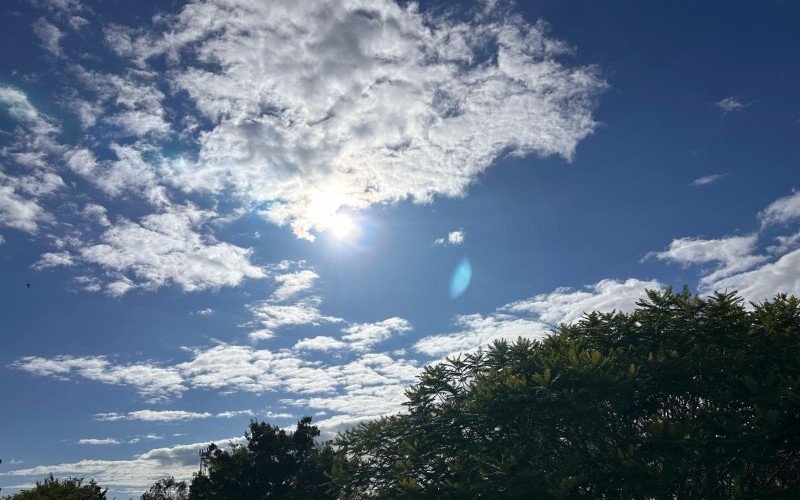 Sol aparece entre nuvens nesta quinta-feira em Novo Hamburgo | abc+