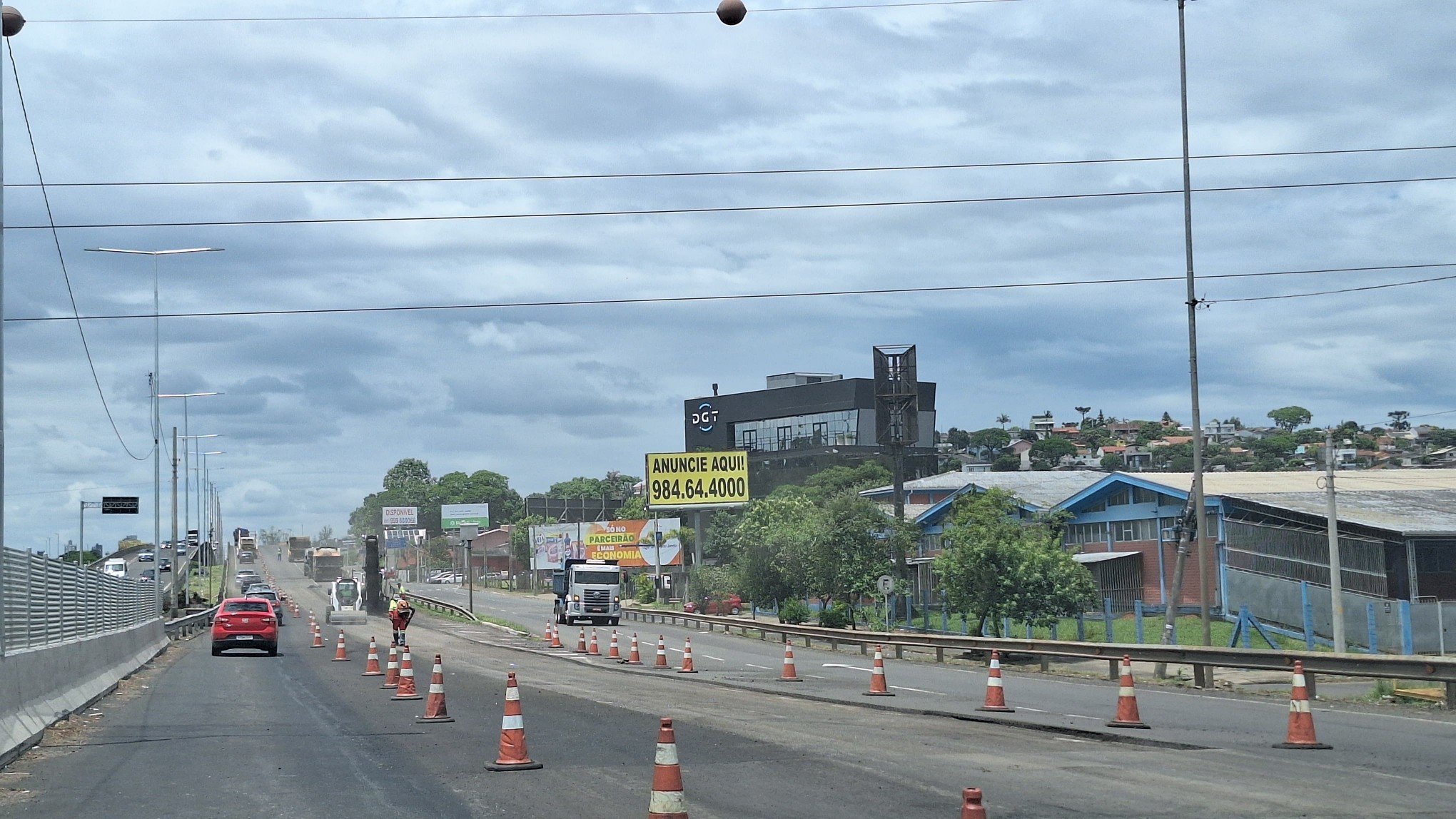 BR-116: Obras na rodovia afetam o trânsito no trecho de Novo Hamburgo