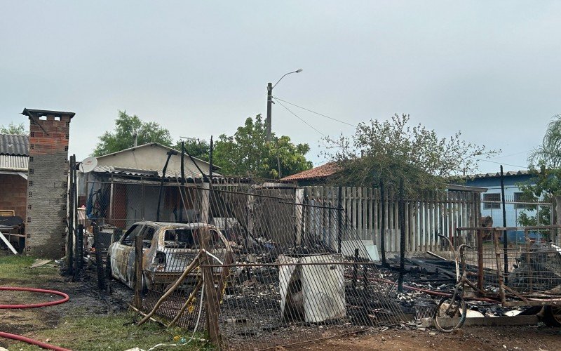 Incêndio no bairro Santo Afonso em Novo Hamburgo  | abc+