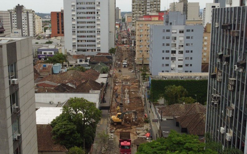 Rua Grande em obras de revitalização | abc+