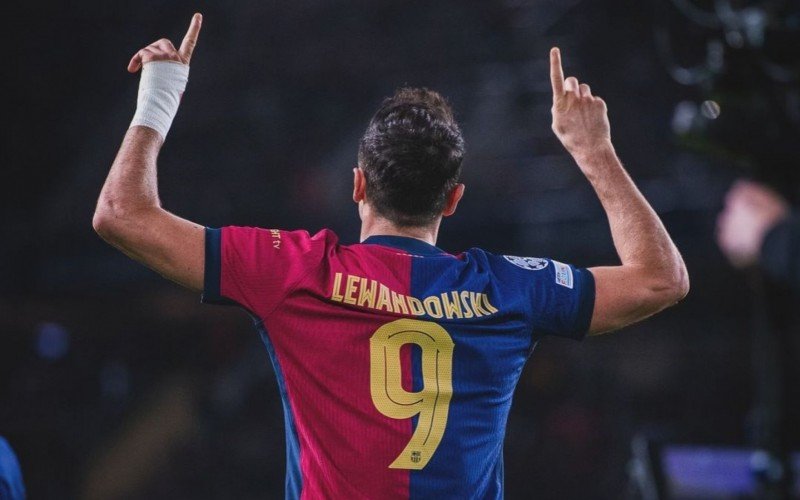 Lewandowski marca duas vezes e garante vitória do Barcelona na Champions | abc+
