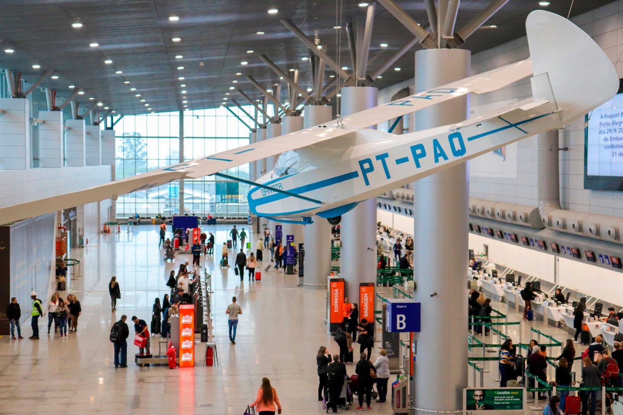 AEROPORTO: Check-in doméstico e despacho de bagagens terão mudanças no Salgado Filho