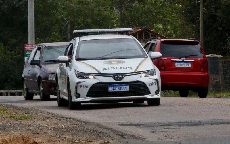 Brigada Militar (BM) permanece em busca de criminosos que escaparam após a troca de tiros na tarde desta quarta-feira (27)