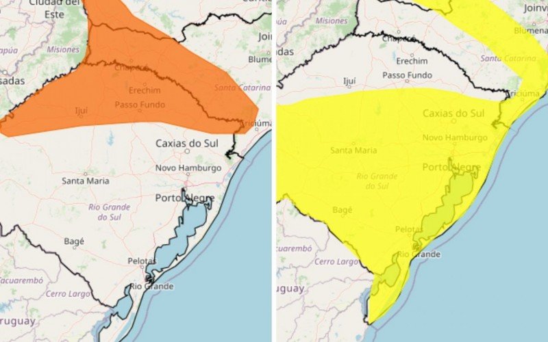 PREVISÃO DO TEMPO: Tempestade nas próximas horas? Inmet publica alertas para o Rio Grande do Sul | abc+