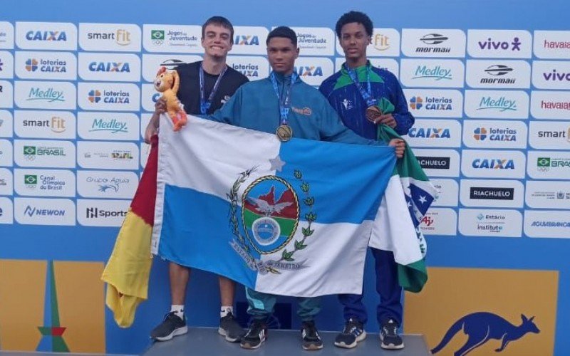 Gustavo Scolari conquistou a medalha de prata no salto em distância | abc+