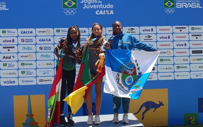 Maria Eduarda venceu a medalha de ouro no salto em altura | abc+