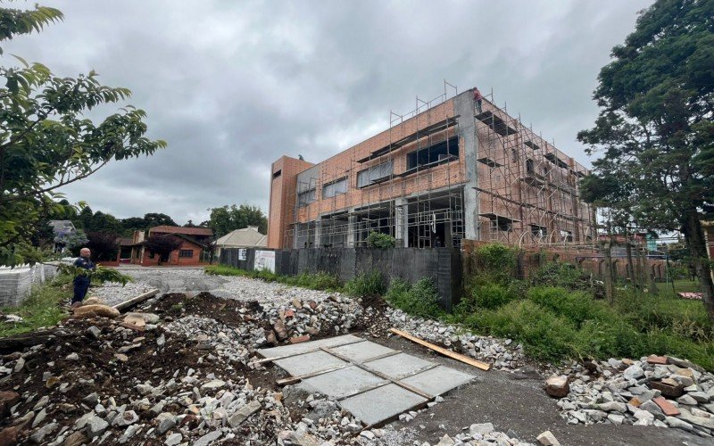 Novo quartel dos Bombeiros, em Canela, está na fase final de construção