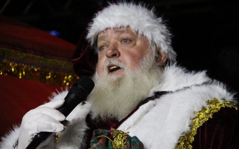 Noite marcou a chegada do Papai Noel