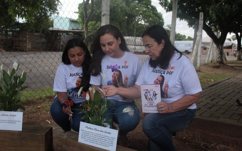 Homenagem a Patrícia Rosa dos Santos e Edilene Silveira Sartori - Casa Lilás - 16 Dias de Ativismo Pelo Fim da Violência Contra a Mulher