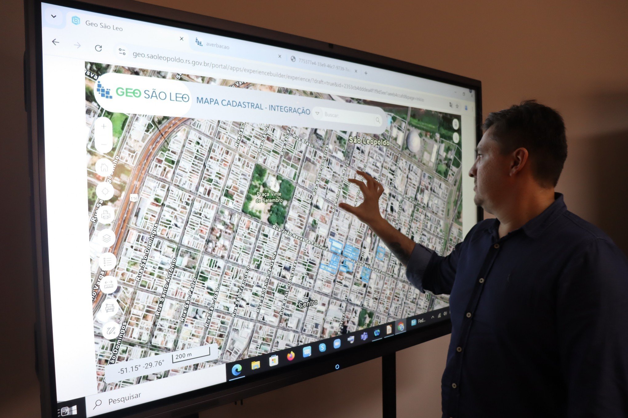 São Leopoldo lança moderna plataforma de acesso público aos dados geográficos da cidade