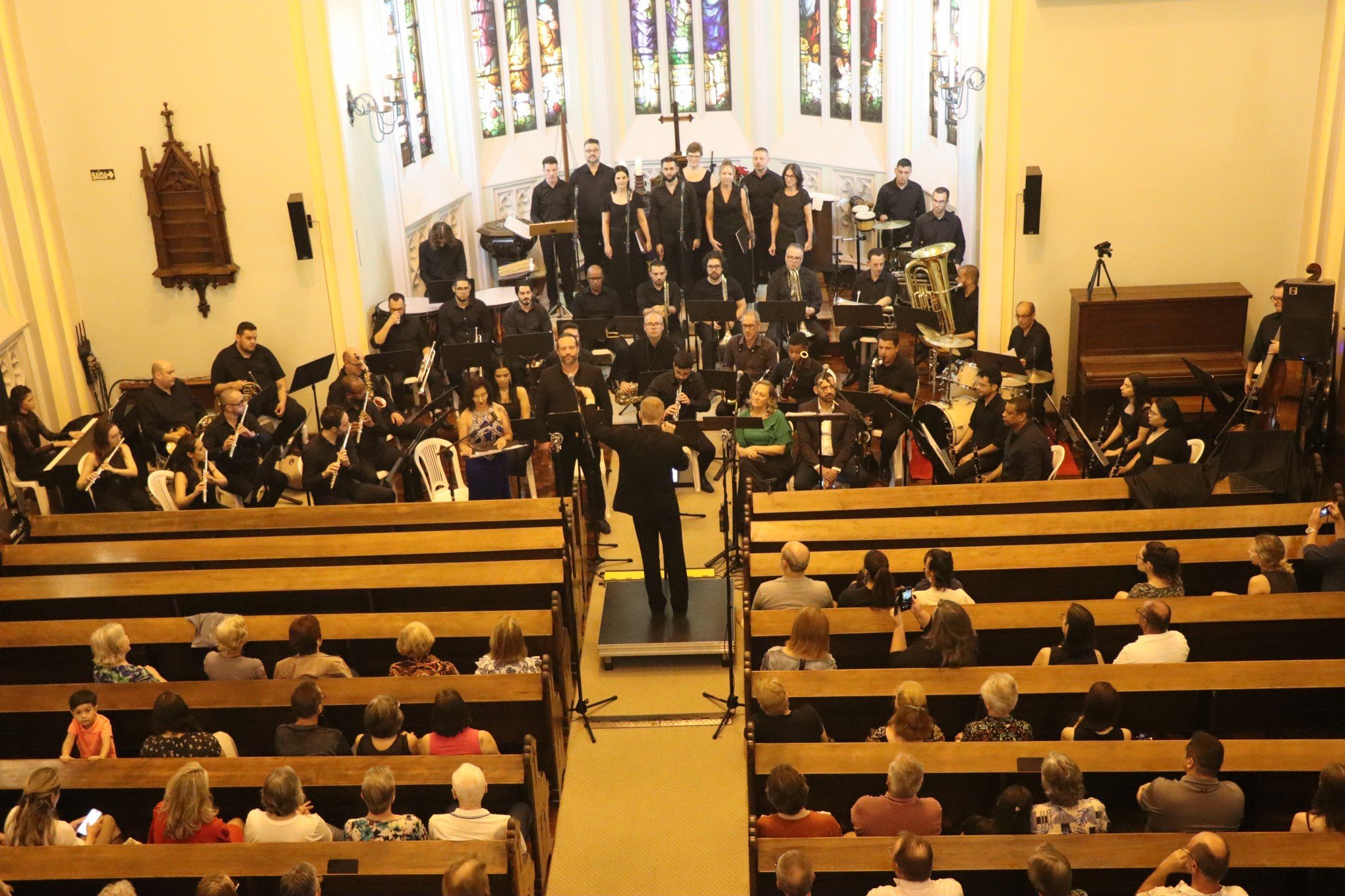 Música e emoção no Concerto de Natal da Orquestra de Sopros de Novo Hamburgo