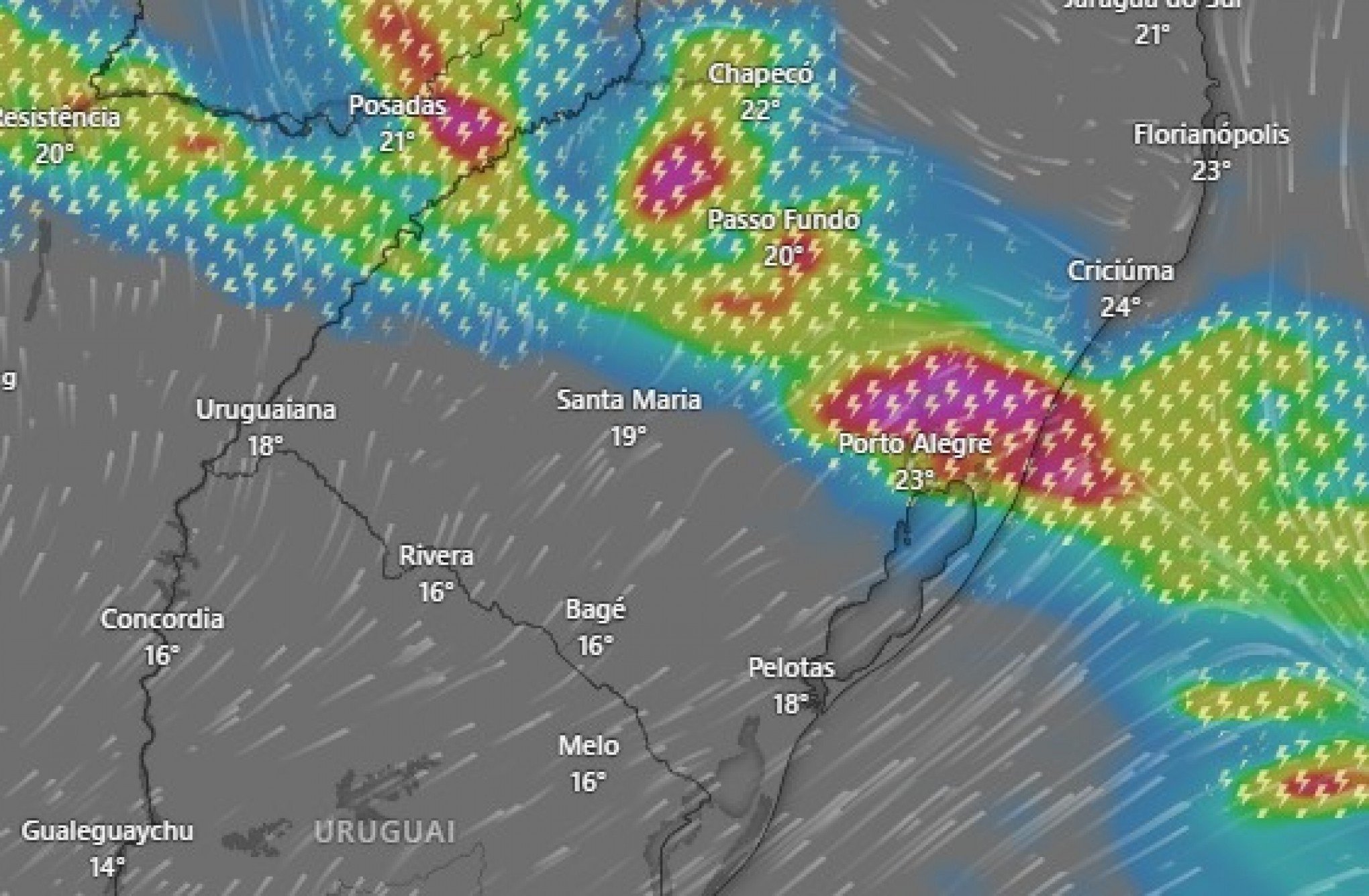 Veja como fica o tempo nesta segunda-feira na Grande Porto Alegre e no Vale do Sinos