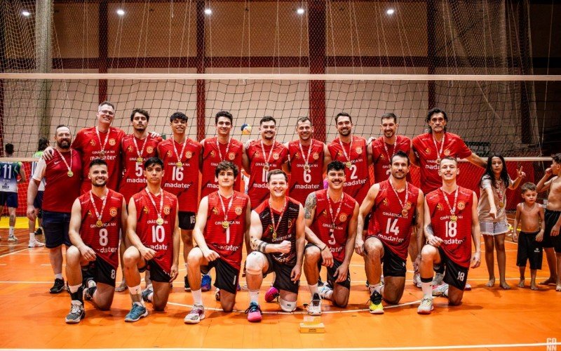 Equipe campeã do Campeonato Estadual de Vôlei Adulto | abc+