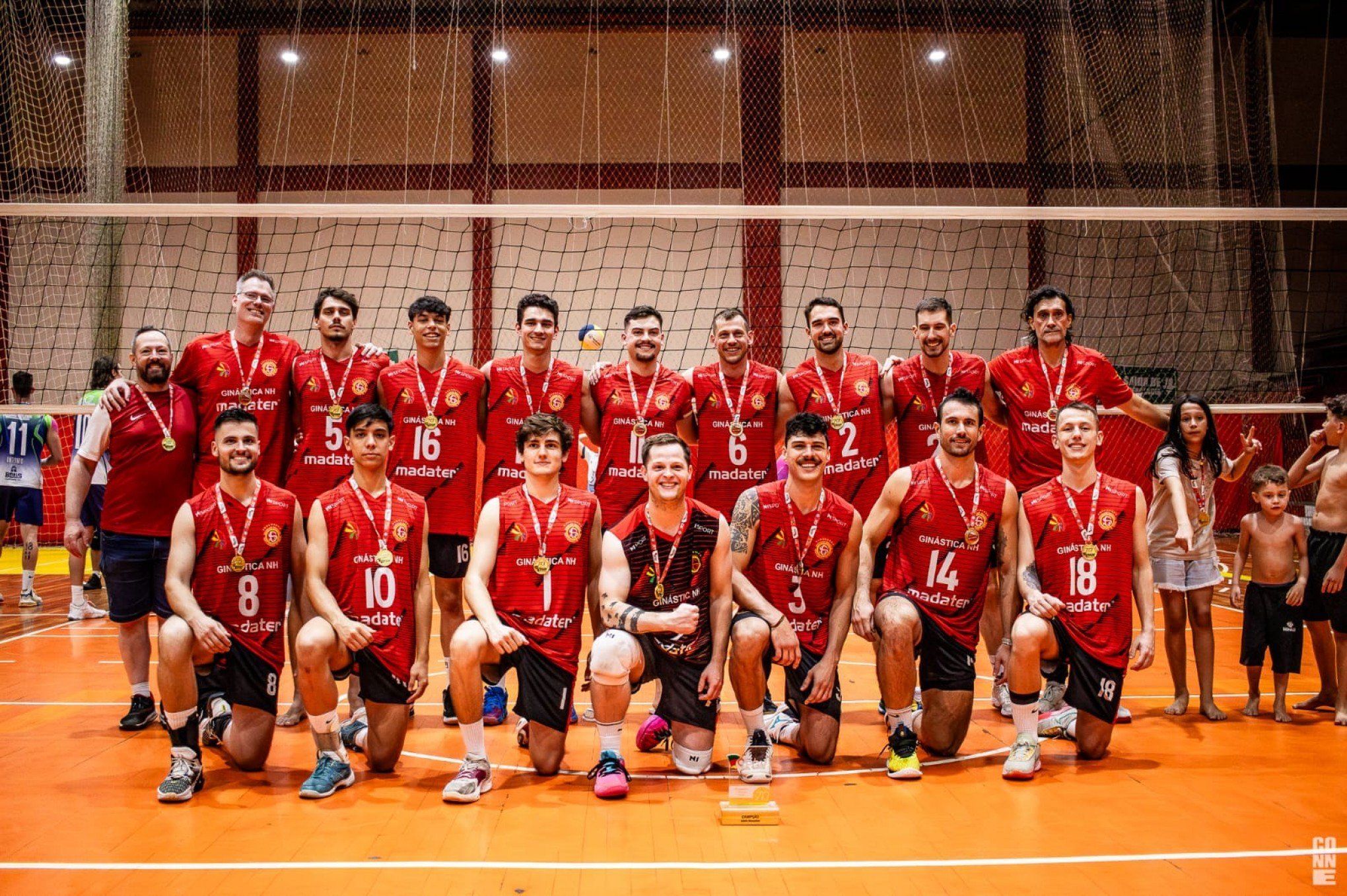 Ginástica é campeã estadual de vôlei masculino