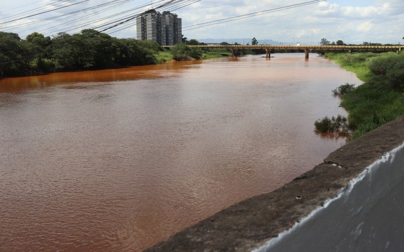 Trecho do Rio dos Sinos, em São Leopoldo