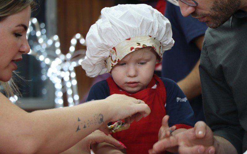 Tatiana e Táigaro participaram das atividades com os filhos Benjamin e Oliver