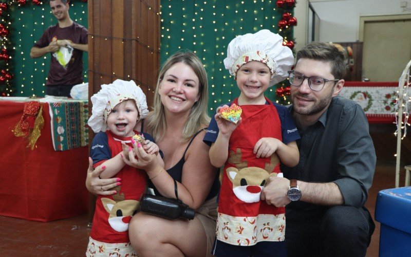 Tatiana e Táigaro participaram das atividades com os filhos Benjamin e Oliver | abc+