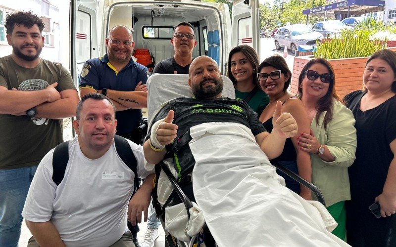 José Dresch recebeu alta hospitalar na manhã desta quinta-feira (5) | abc+
