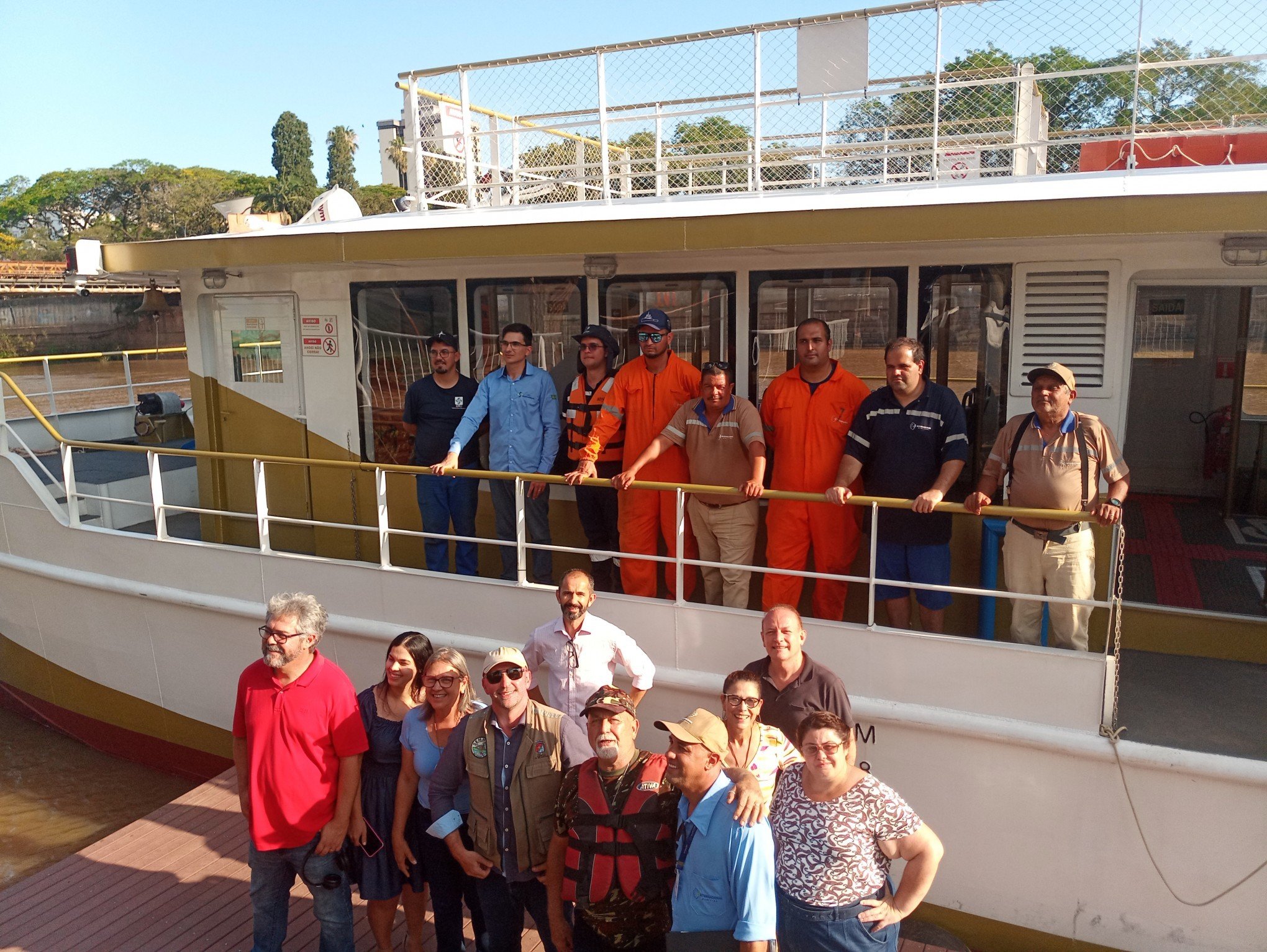 Novo barco-escola já está ancorado em São Leopoldo