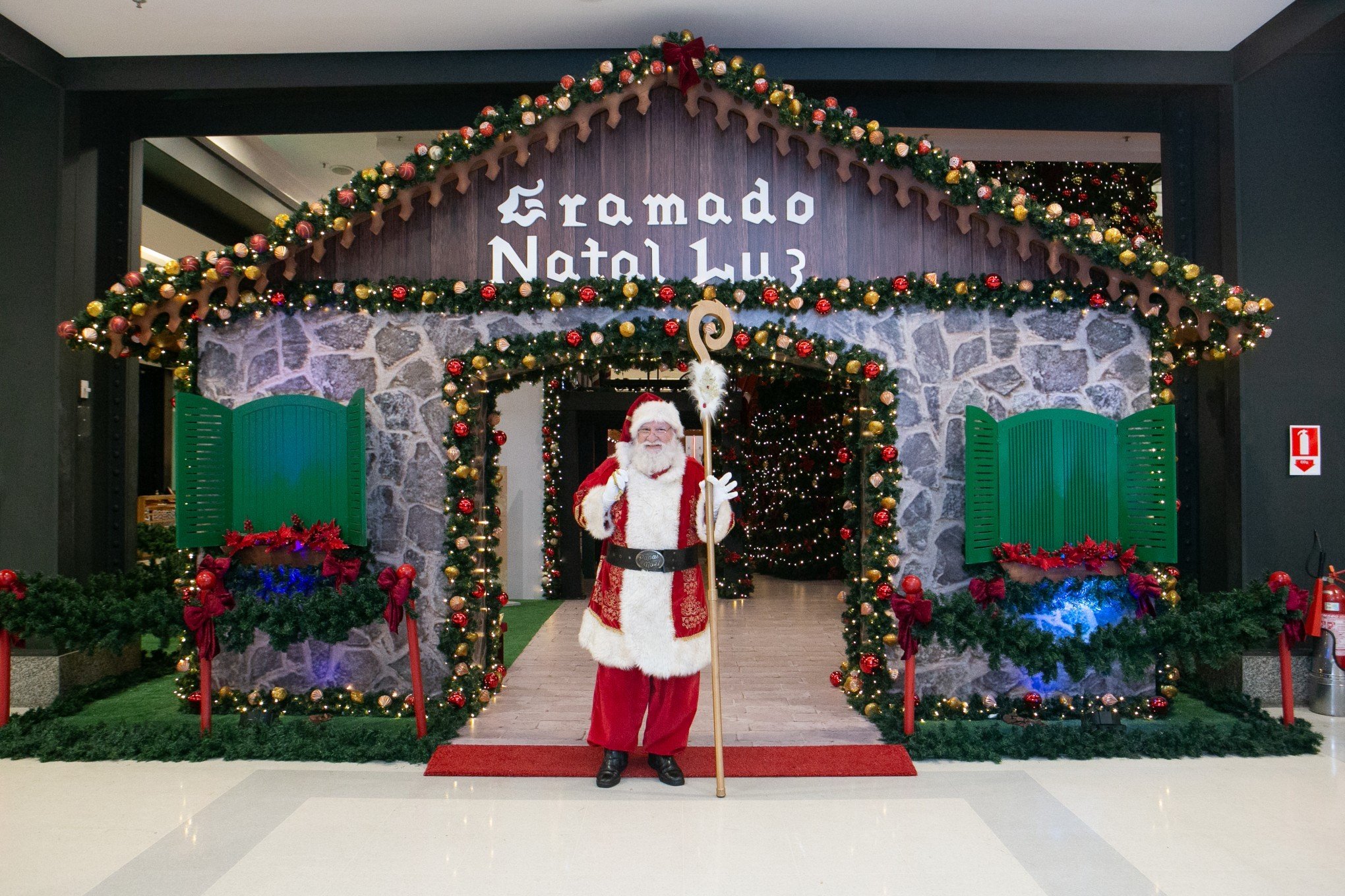 Natal Luz de Gramado inspira decoração de shopping no Rio de Janeiro