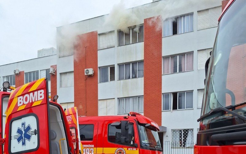 Idosa morreu durante incêndio dentro de apartamento em Florianópolis, Santa Catarina