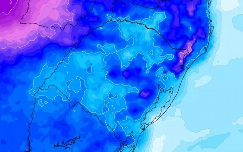 Massa de ar frio cobre o RS | abc+