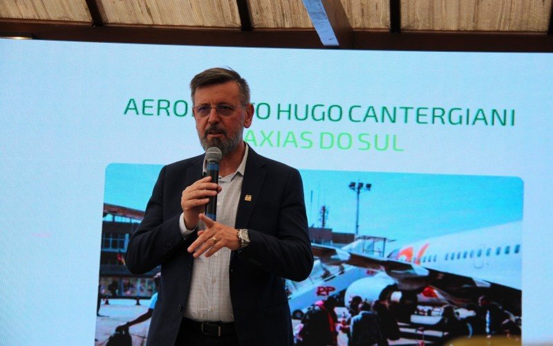 Alfonso Willenbring, destacou o papel do Aeroporto Hugo Cantergiani durante a crise causa pela enchente | abc+