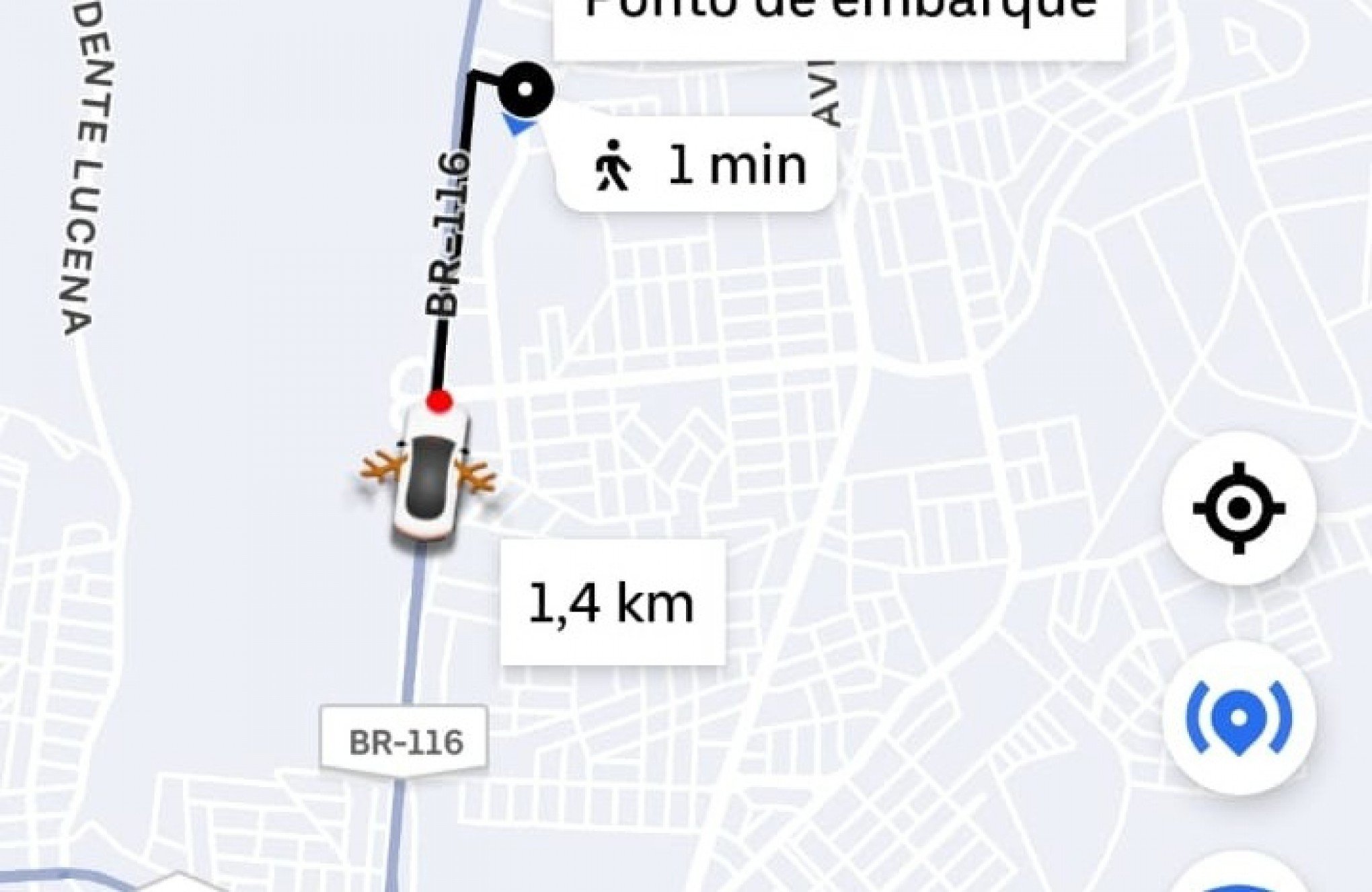 Carro com chifres no aplicativo? Uber entra em clima de Natal