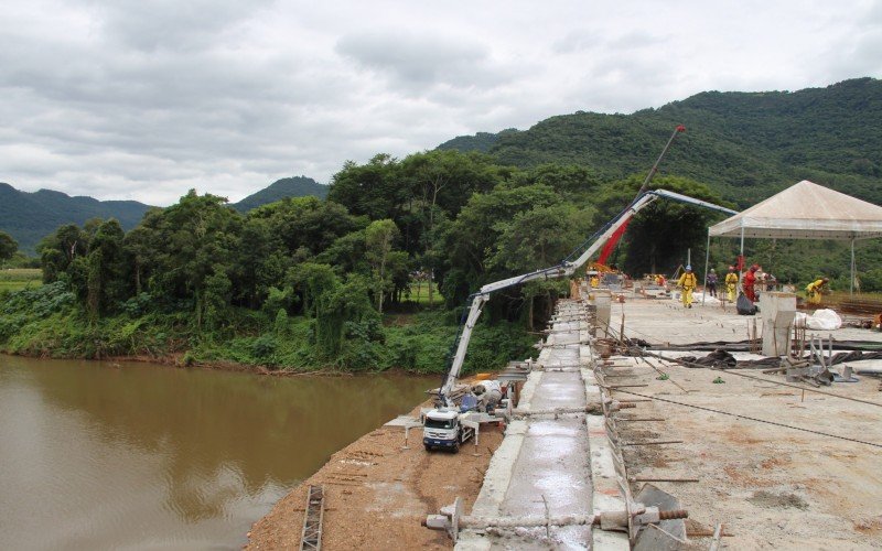 Construção está cerca de 85% concluída